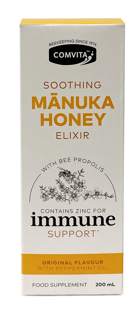 Comvita Soothing Manuka Honey Elixir with Bee Propolis 200ml